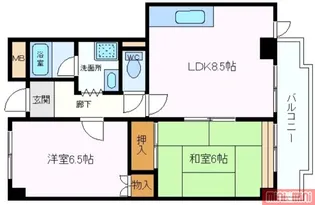 ヴィラ諸口【3階】の間取り