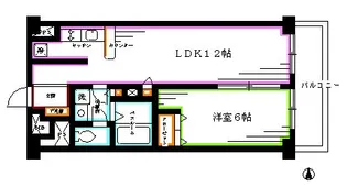 フォルマーレ新中野【8階】の間取り