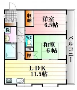 ベネッセヤマモト【3階】の間取り