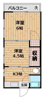 コーポ桂【2階】の間取り