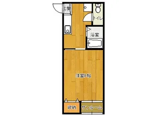 Kハイツ【1階】の間取り