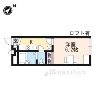 レオパレスアビデ宇尾町【2階】の間取り