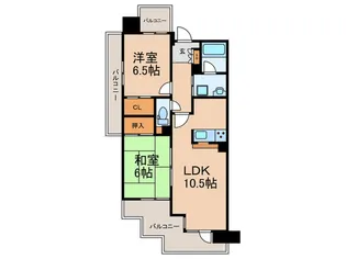 ラ・トゥール六甲W棟【9階】の間取り