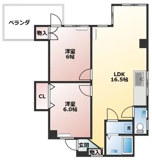 エルカステロ【4階】の間取り