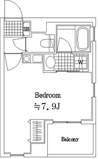 デュオ・スカーラ品川大井【12階】の間取り