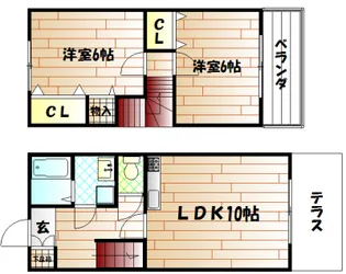 グレイコート片野の間取り