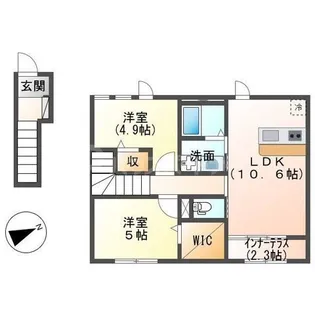 Feluca【2階】の間取り