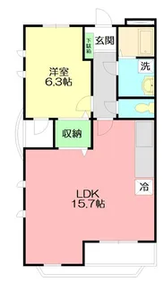 ファヌエル【4階】の間取り