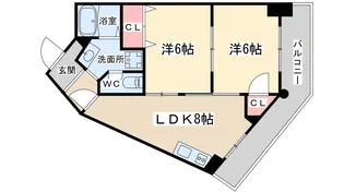 REXIA Shin Umeda【4階】の間取り