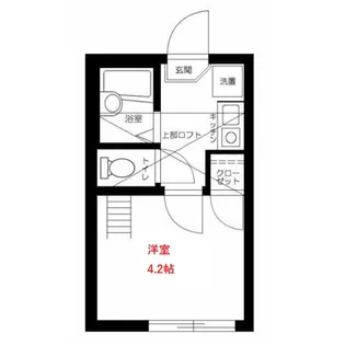 東京都品川区東大井4【アパート】の間取り
