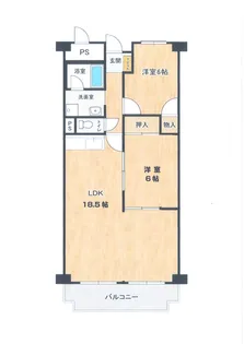 ローレルハイツ南福岡【11階】の間取り