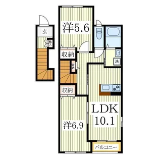 lemmikki【2階】の間取り