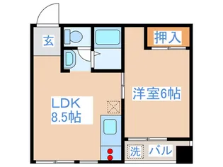 ハイム重田【2階】の間取り