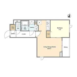 SUNIVAS飯田橋【4階】の間取り