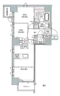アトラス秋葉原アロマコート【8階】の間取り