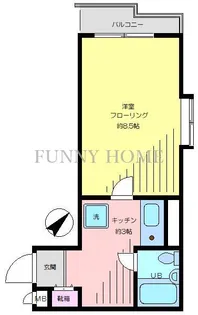 日立八幡山ビル【2階】の間取り
