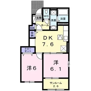 グラティス I【1階】の間取り