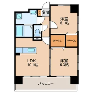 J松島【2階】の間取り