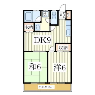パールハイツマツバ【2階】の間取り