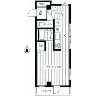 光清ハイツ【4階】の間取り