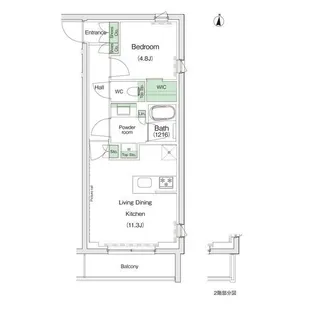 スタイリオ池上WeLL【4階】の間取り