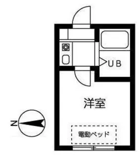 第16紀州ハイツ【2階】の間取り