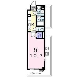 ガール・ブランシェ【2階】の間取り