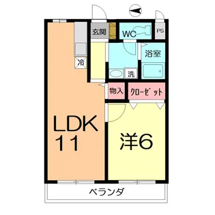 クレールシントウ【2階】の間取り