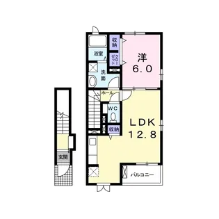 アルドーレI【1階】の間取り