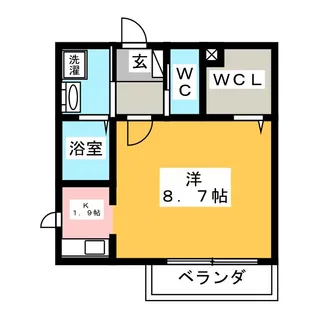 シャルム大正【2階】の間取り