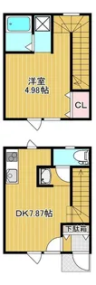 インフィールドの間取り