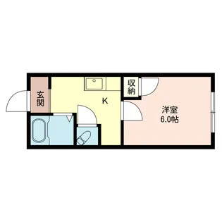 第一さくらコーポ【1階】の間取り