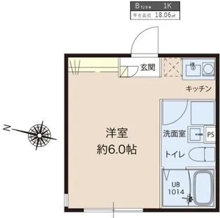 レピュア蓮根レジデンスEAST【4階】の間取り