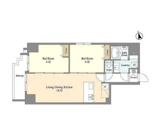 ネオアーバンレジデンス駒込【9階】の間取り