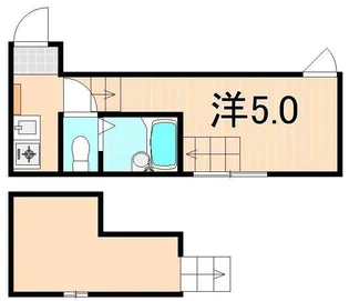 フィオーレ梅島【2階】の間取り