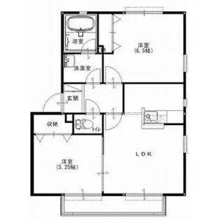 メゾン・ド・ウィステアリア I【1階】の間取り