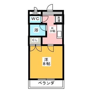 セントラル ヴィレッジ【4階】の間取り