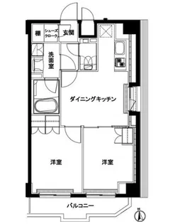 ルーブル練馬伍番館【6階】の間取り