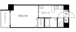 エステムコート御所南II【5階】の間取り