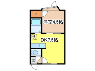 熊ッ子ハウスB【1階】の間取り