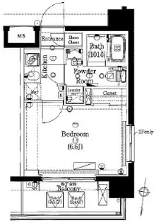 プレセダンヒルズ北千住【2階】の間取り