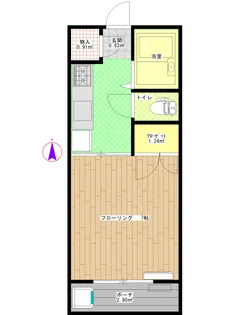 コーポラフォーレ【1階】の間取り