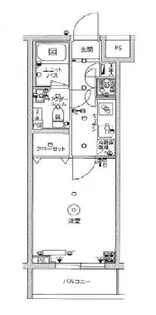 スカイコート東京ベイ東雲壱番館【2階】の間取り