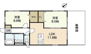 グレースMK【1階】の間取り