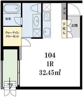 リンクフィールド野方【1階】の間取り