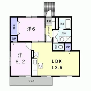 メイプルII【1階】の間取り