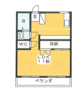 トキワハイツ【4階】の間取り