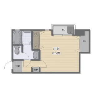 グリオコート【2階】の間取り