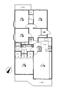 金沢シーサイドタウン9街区16棟【3階】の間取り