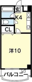 グランコート住吉【6階】の間取り